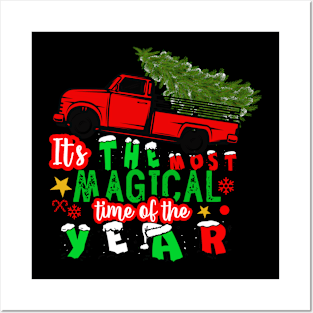 It's The Most Magical Time Of The Year - Christmas Tshirt Posters and Art